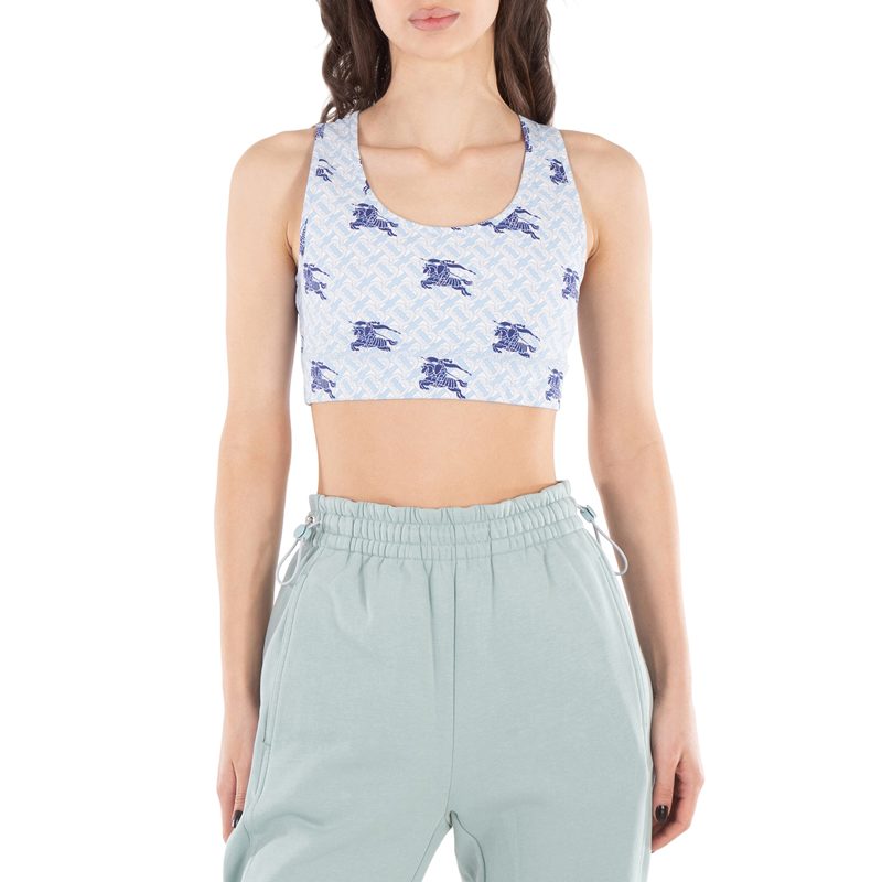 Monogram And Ekd Logo Cropped Top