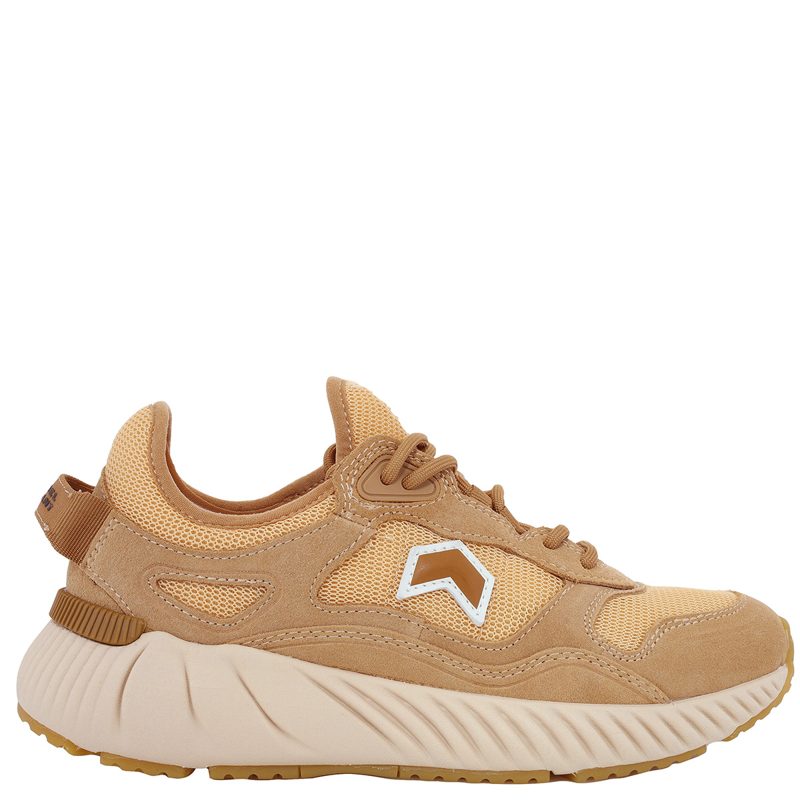 Ewie Sporty Leather Sneakers - Ochre_Ochre