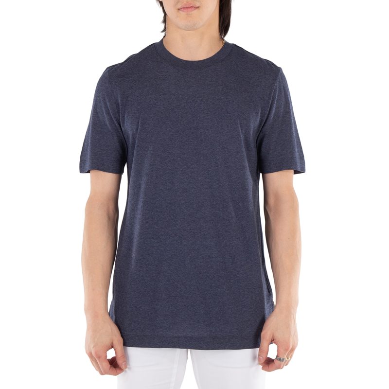 Hugo [보스] Blue Cotton T-Shirt_Dark Blue