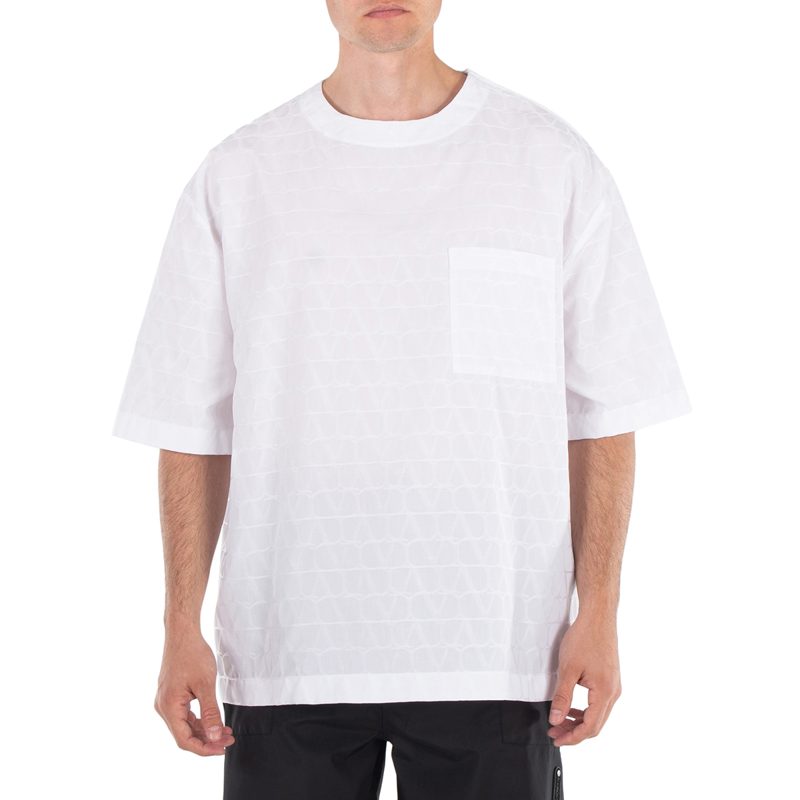Garavani Garavani Toile Iconographe Crewneck Short-Sleeved T-Shirt