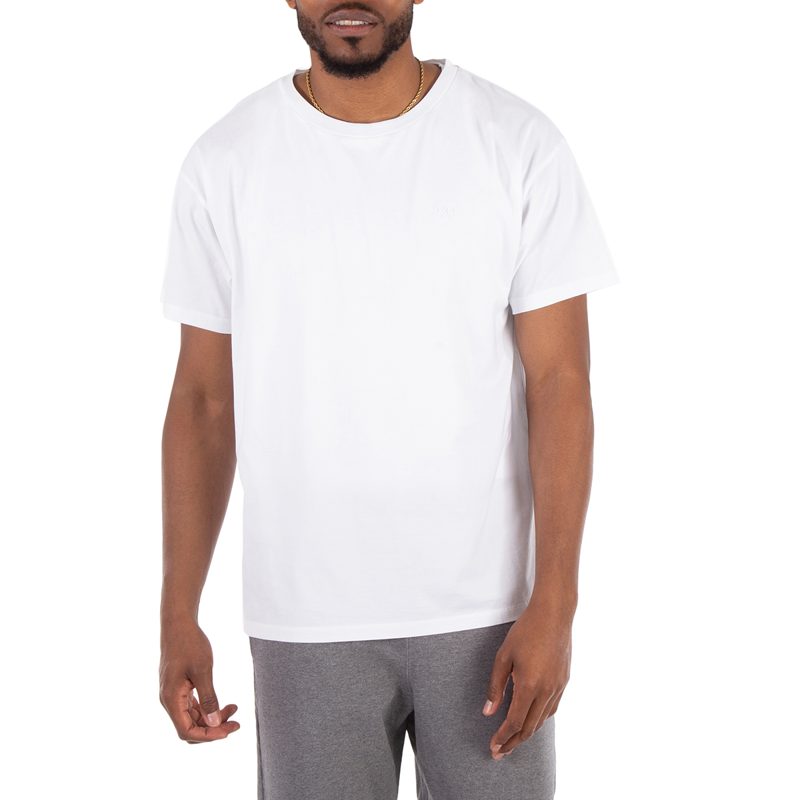 Organic Cotton Pique Logo T-Shirt_White