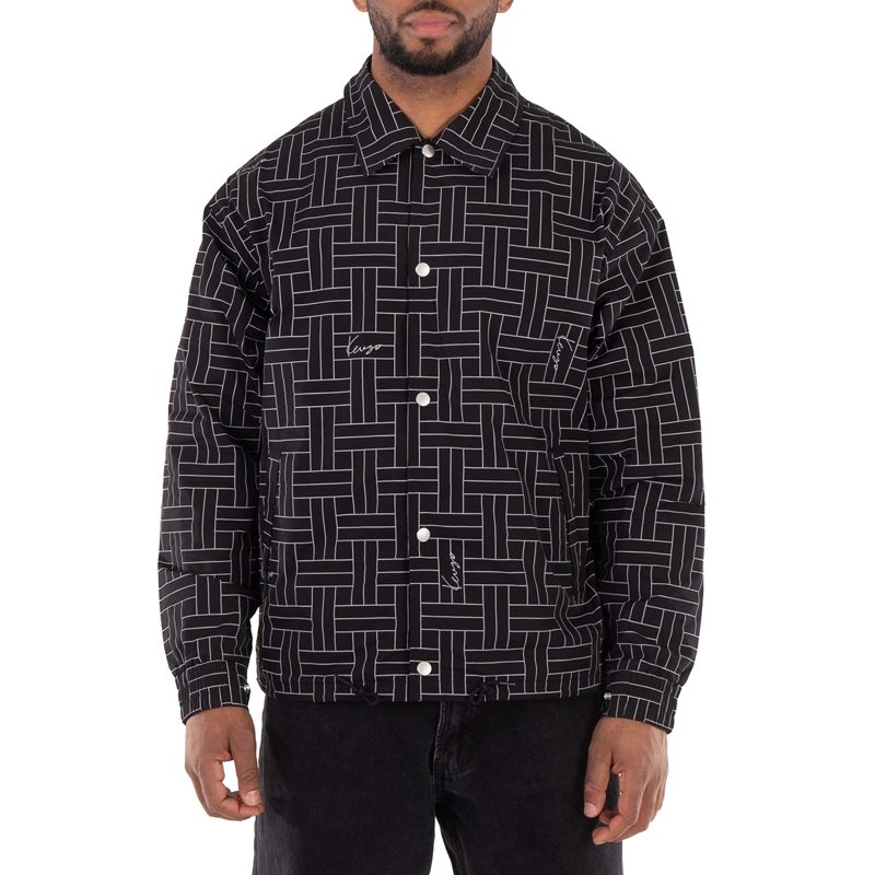Weave Print Long Sleeve Jacket