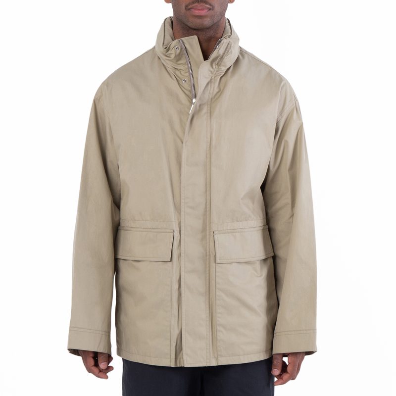 Ekd-Embroidered Cotton Parka