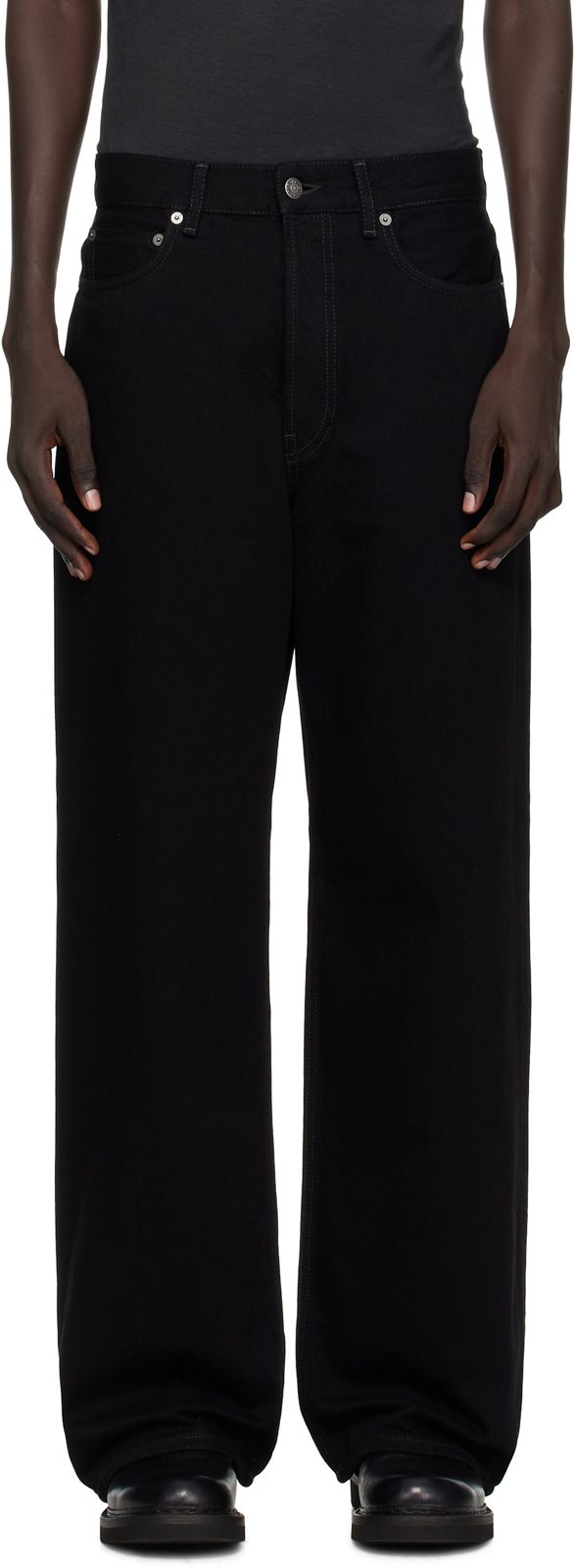Black Loose Fit 1981 jeans 252129M186026
