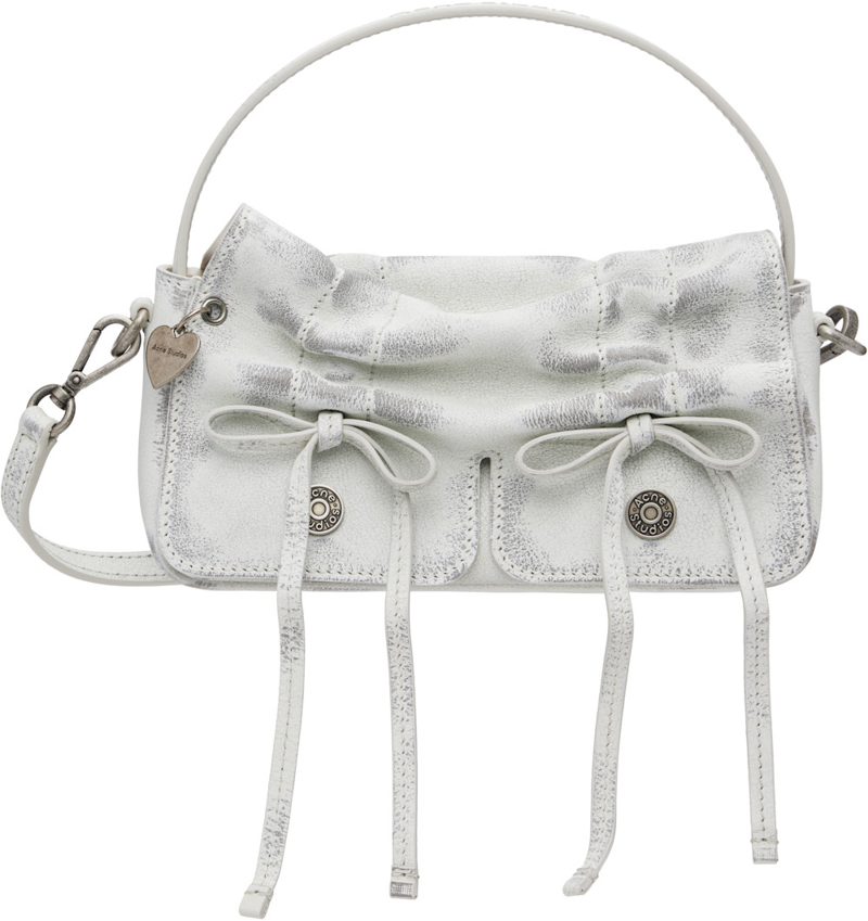 White Multipocket Micro Bag 252129F046026