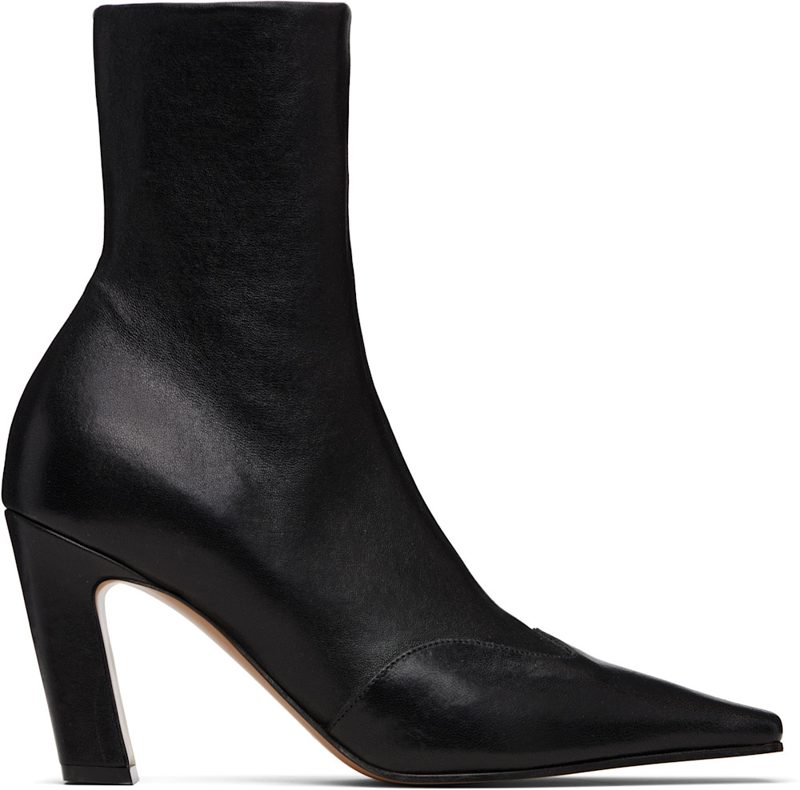 Black Nevada Stretch High Boots 252914F113000