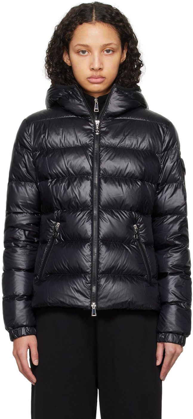 Black Gles Down Jacket 241111F061019