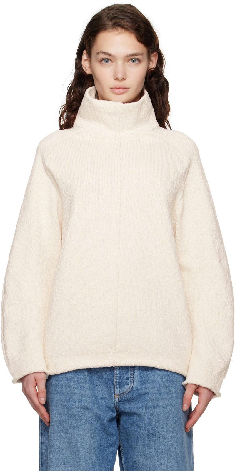 오프화이트 Compact Cotton Turtleneck 242798F099000