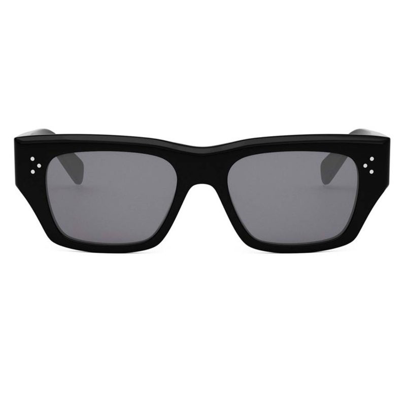 Celine 3 Dots Polarized Grey Square Ladies Sunglasses CL40297U 01D 53