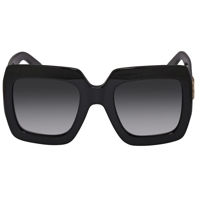 Grey Gradient Square Ladies Sunglasses GG0053SN 001 54