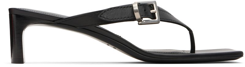 Black Bel Air Heeled Sandals 251342F125000