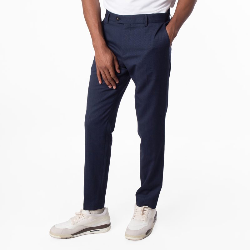 Hugo [보스] Slim-Fit Wool-Blend Trousers