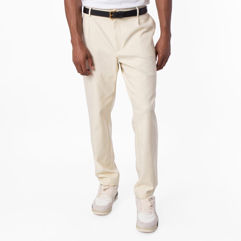 Hugo [보스] Long Straight-Leg Cotton Pants
