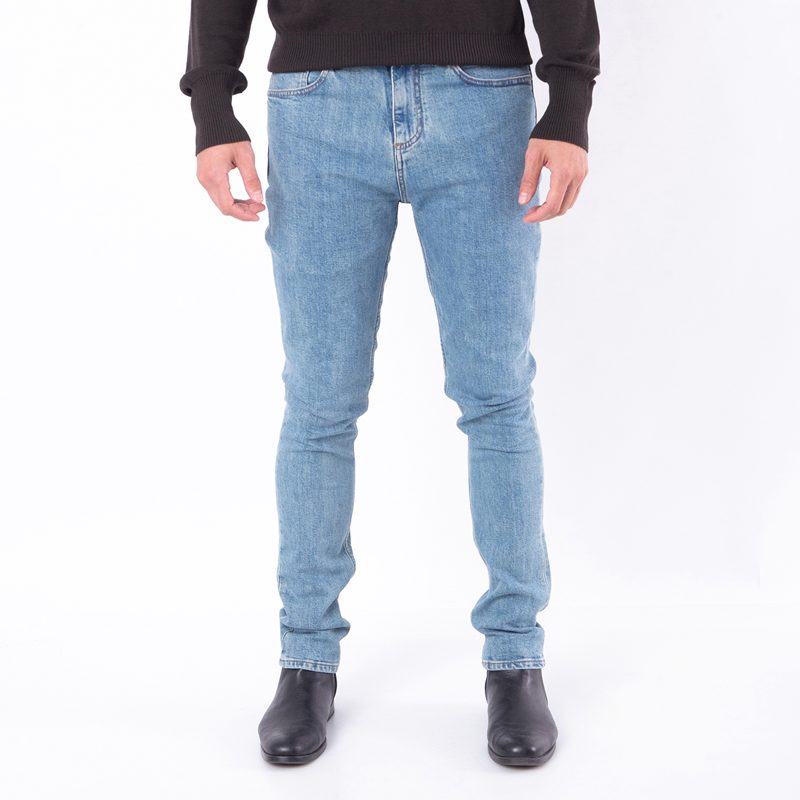 Harloe Straight Hem Mid Rise Jeans