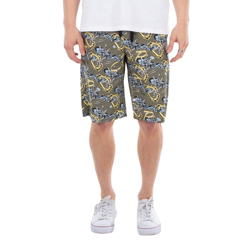 Graphic-Print Vince Cotton Shorts
