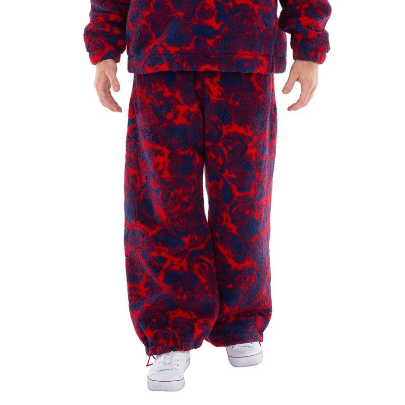 Rose Print Fleece Trousers