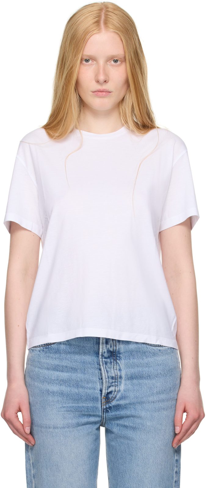 TOTEME White Classic T-shirt 252771F110002