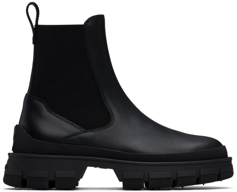 Black Hevea Chelsea Boots 242111F113004