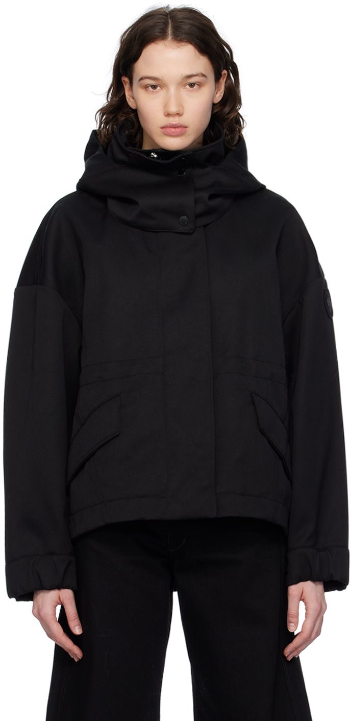 Black Olivine Jacket 241014F063007