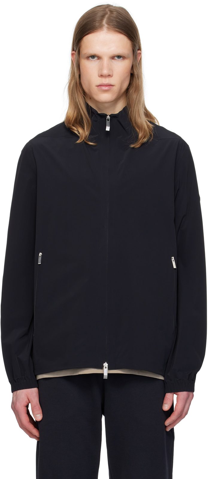 Black Frene Jacket 251111M180094