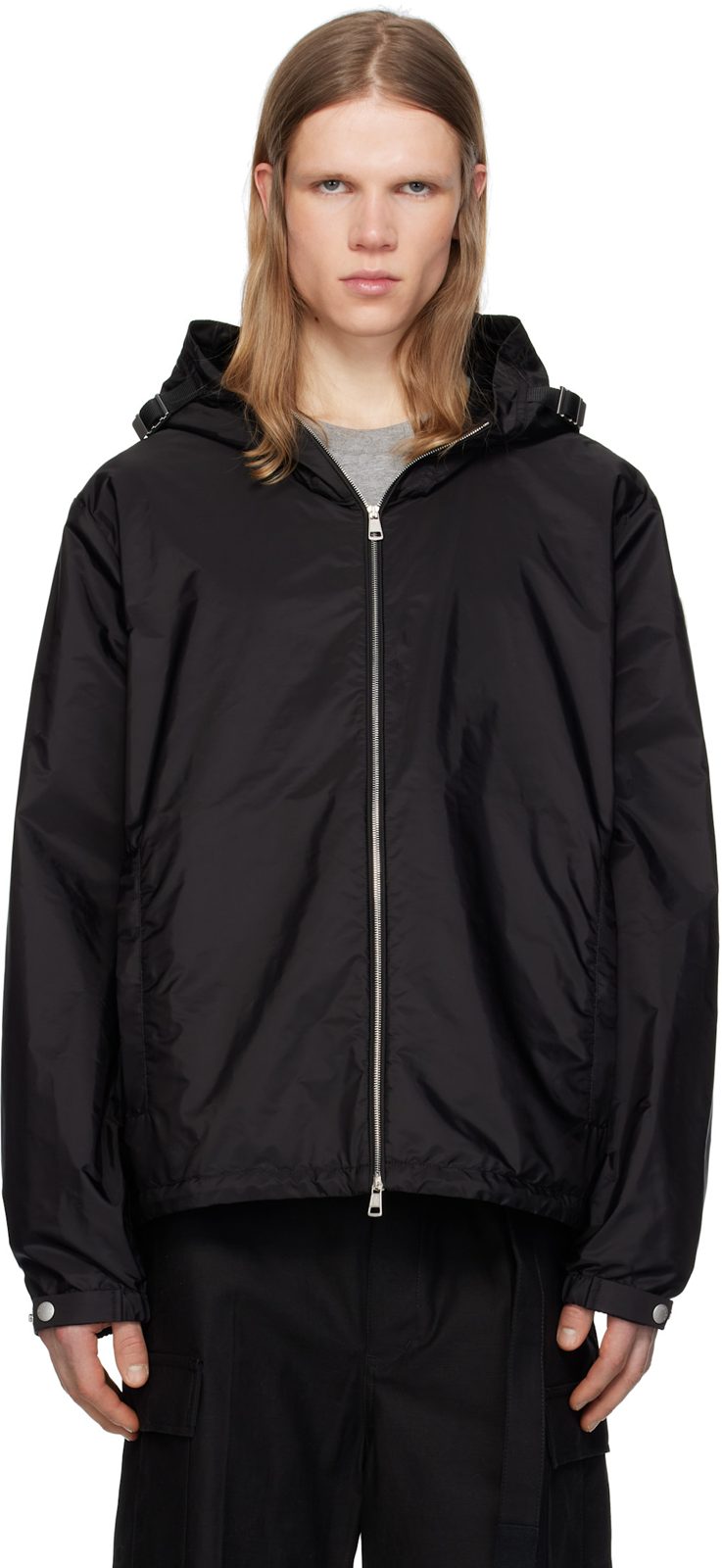 Black Remoray Hooded Jacket 251111M180116