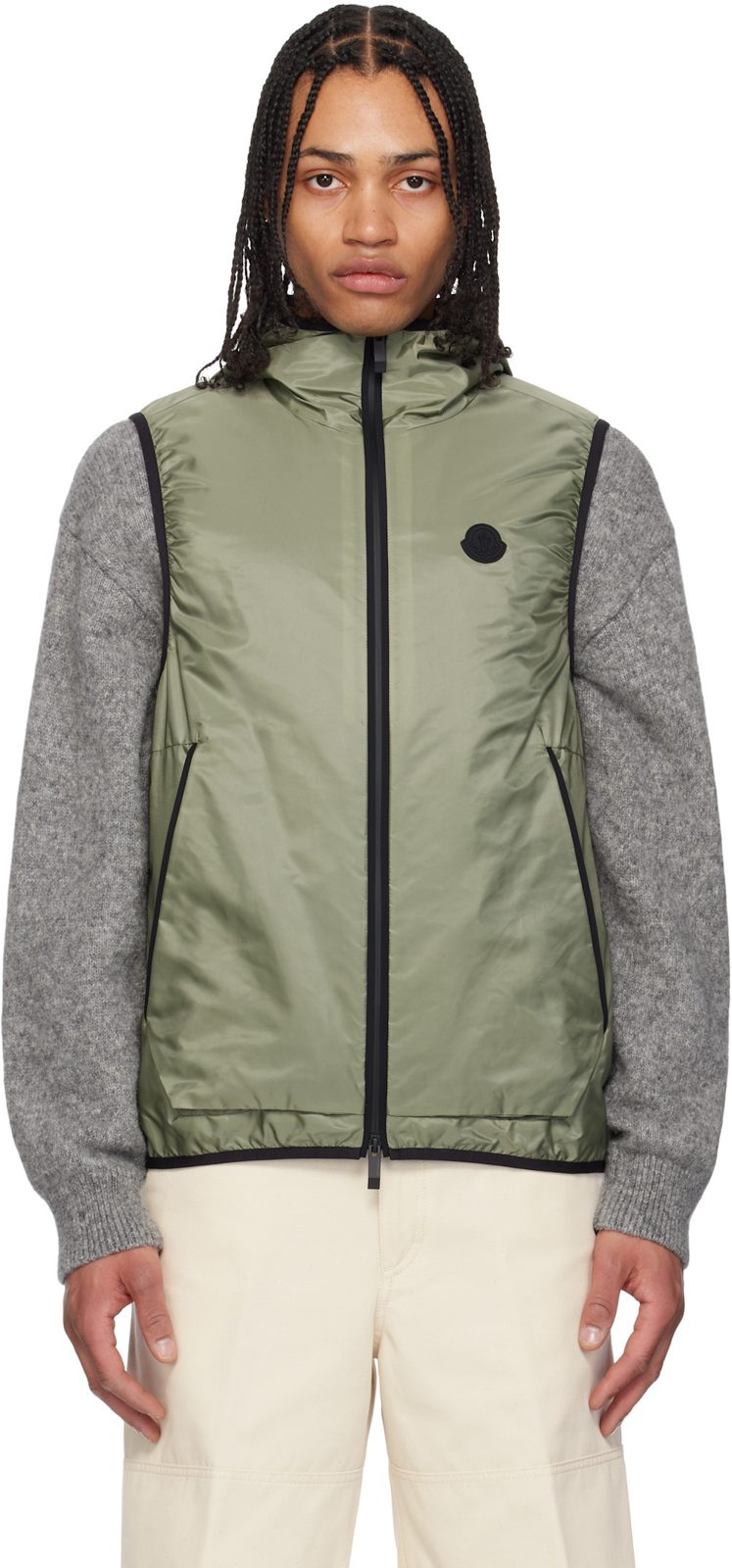 Khaki Moretan Vest 251111M185012
