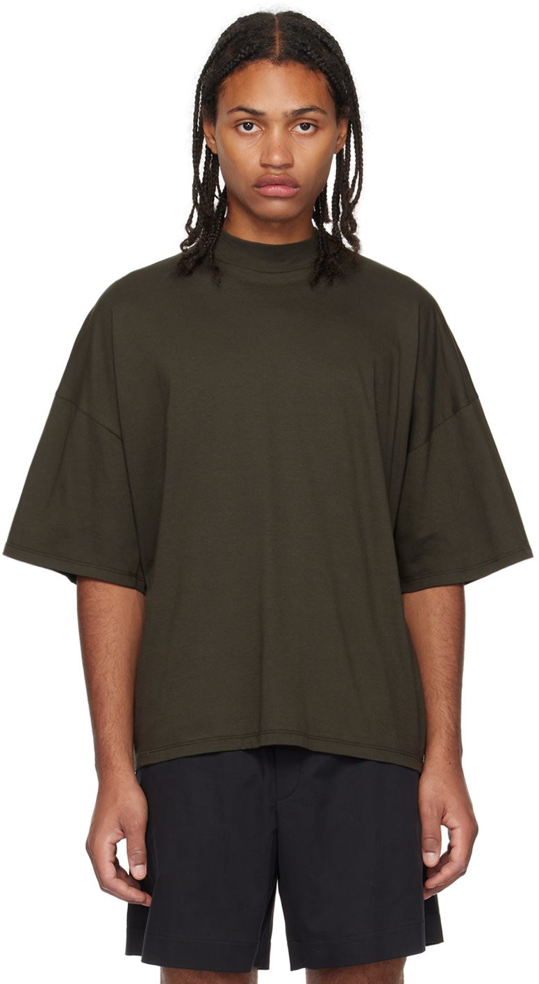 The Row Green Dustin T-Shirt 232359M213014