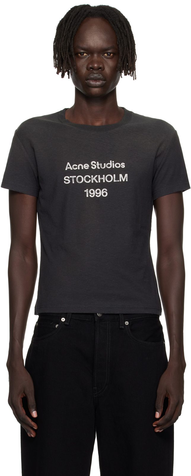 Black Logo T-shirt 252129M213028