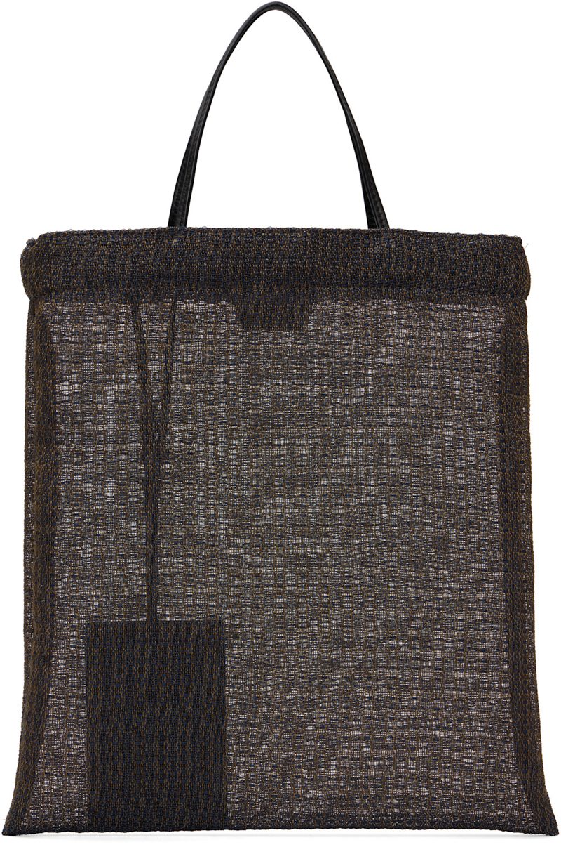 The Row Navy Barn Mini Tote 252359F049031