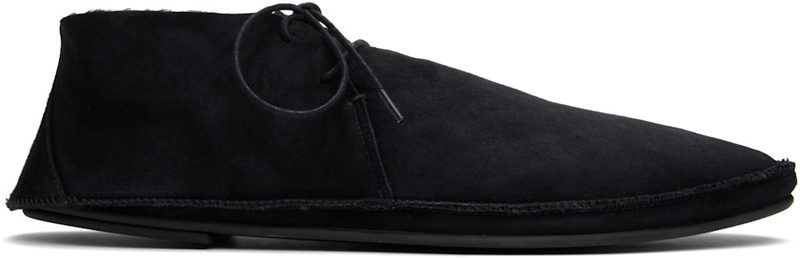 The Row Black Tyler Lace Up Derbys 242359M225003