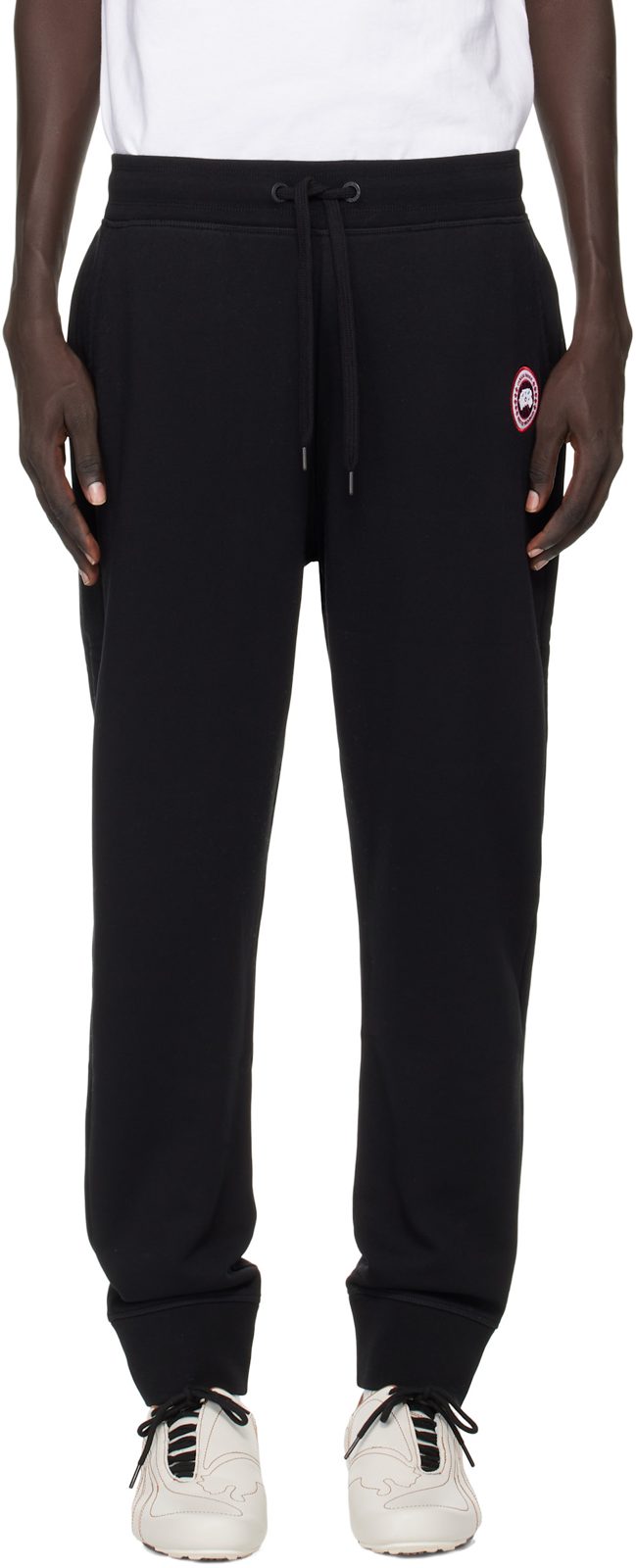 Black Terry Sweatpants 252014M190003