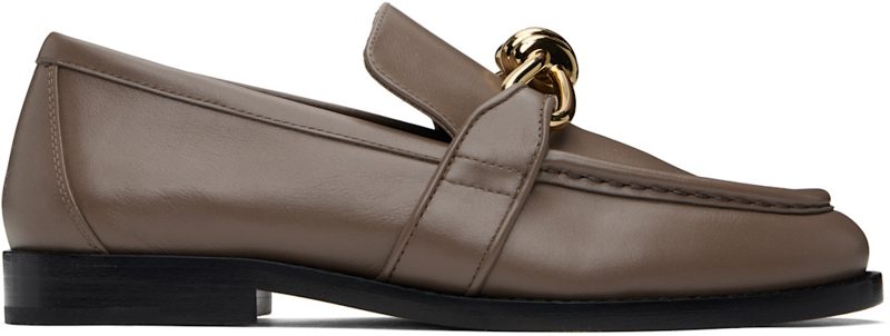 Taupe Astaire Loafers 251798F121002