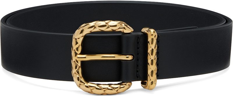 Black Coaxial Loop Belt 252798F001000