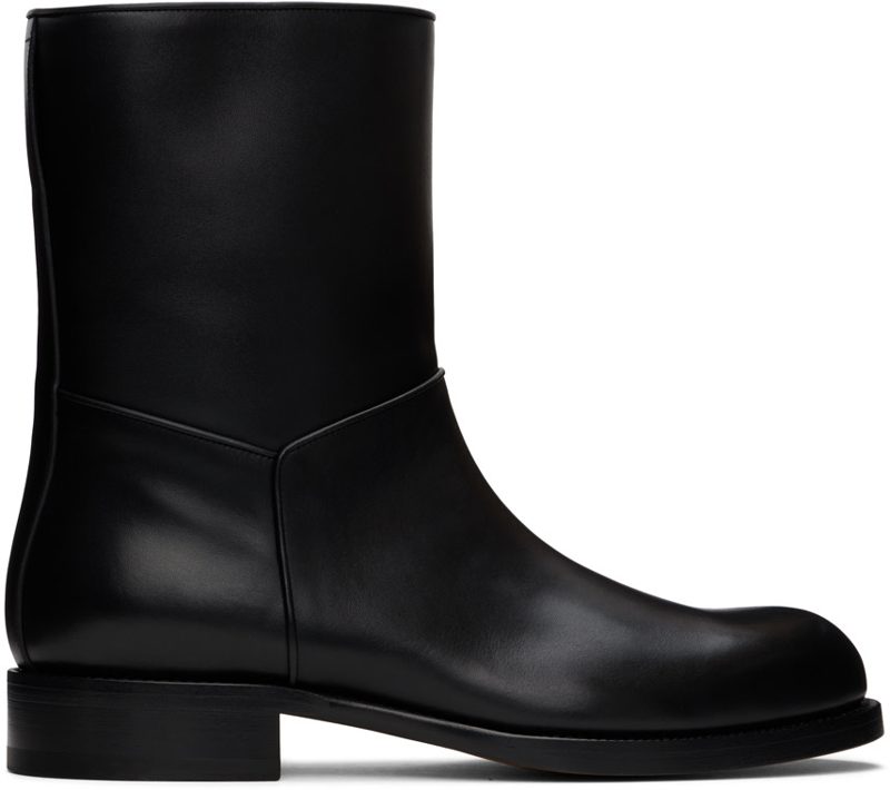 The Row Black Nobilis Boots 242359M228001
