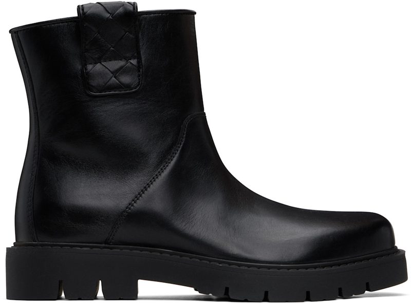 Black Haddock Ankle Boots 251798M222001
