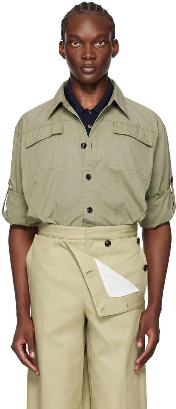 Khaki Light Shirt 242798M192002