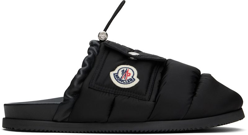 Black Mon Pocket Slippers 251111F121000