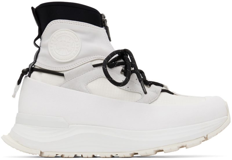White Glacier Trail High Sneakers 232014F127000