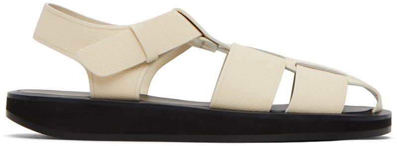 The Row [오프화이트] Fisherman Sandals 232359F124017