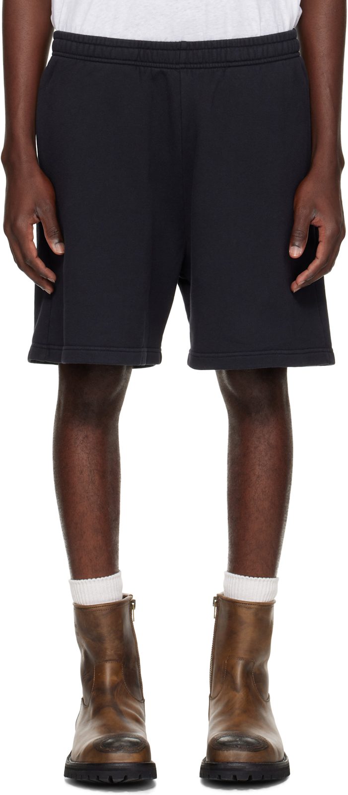 Black Fleece Shorts 252129M193013