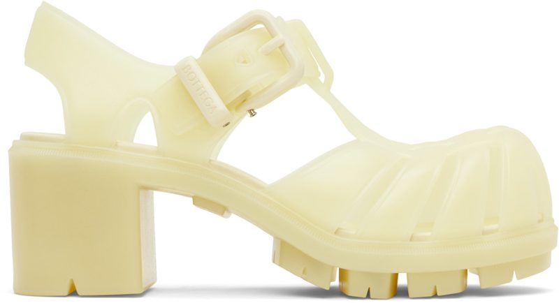 Yellow Gertie Fisherman Heeled Sandals 251798F125006