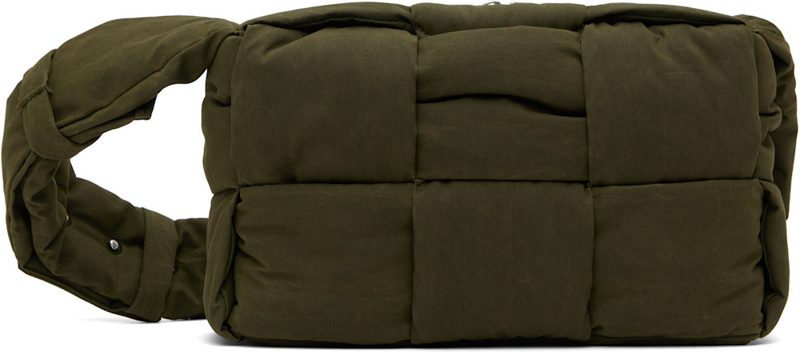 Khaki Medium Arco Padded Camera Bag 242798M170004