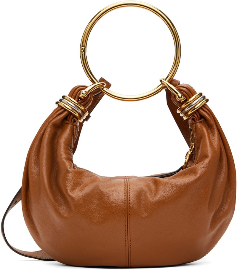 Chloe Tan Small Bracelet Bag 251338F046001