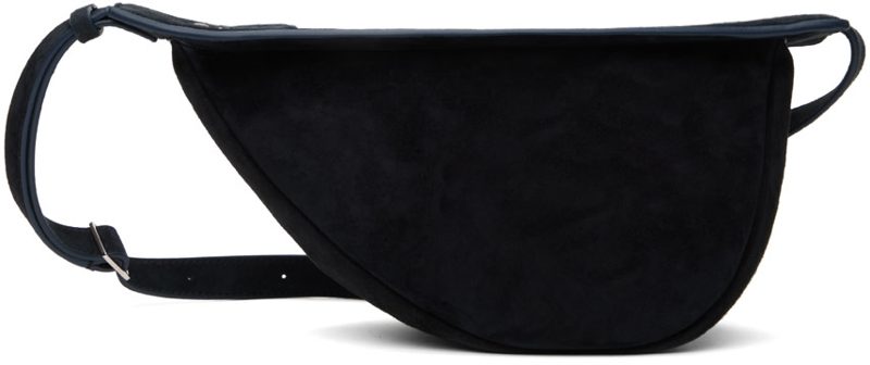 The Row Navy Small Slouchy Banana Bag 241359F048010