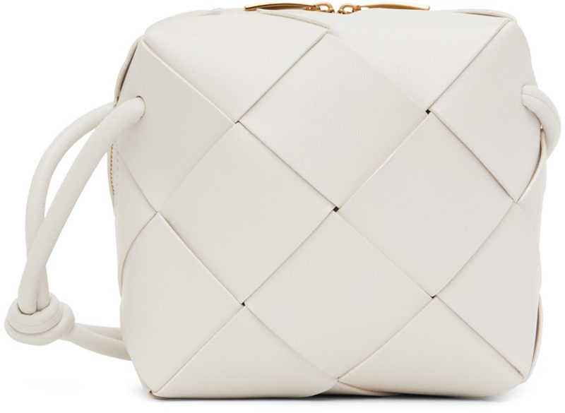 White Mini Cassette Camera Bag 241798F048012