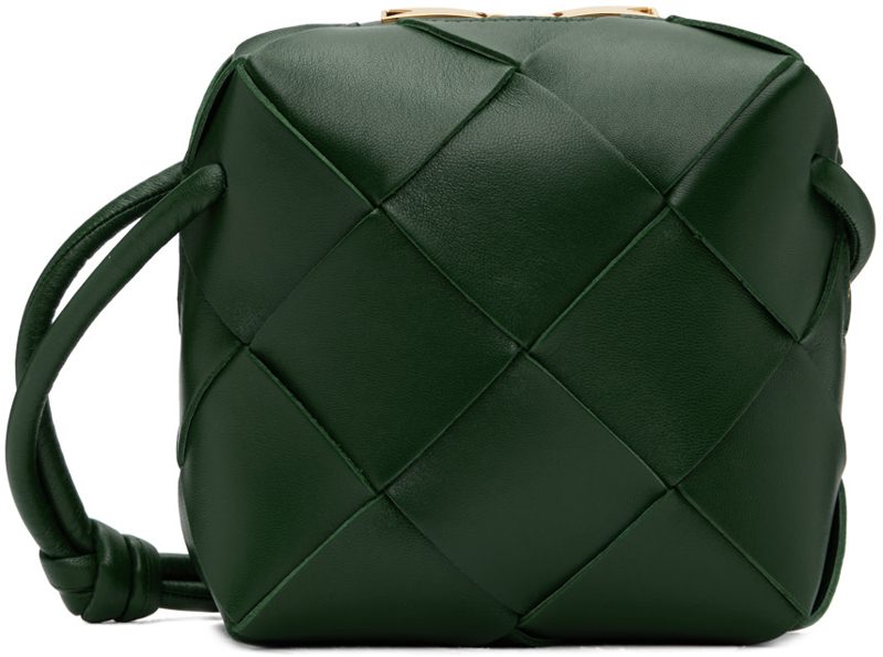 Green Mini Cassette Camera Bag 241798F048009
