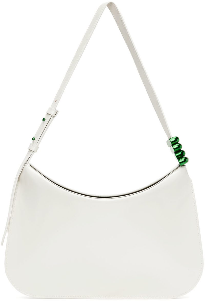 White Flap Shoulder Bag 221798F048100