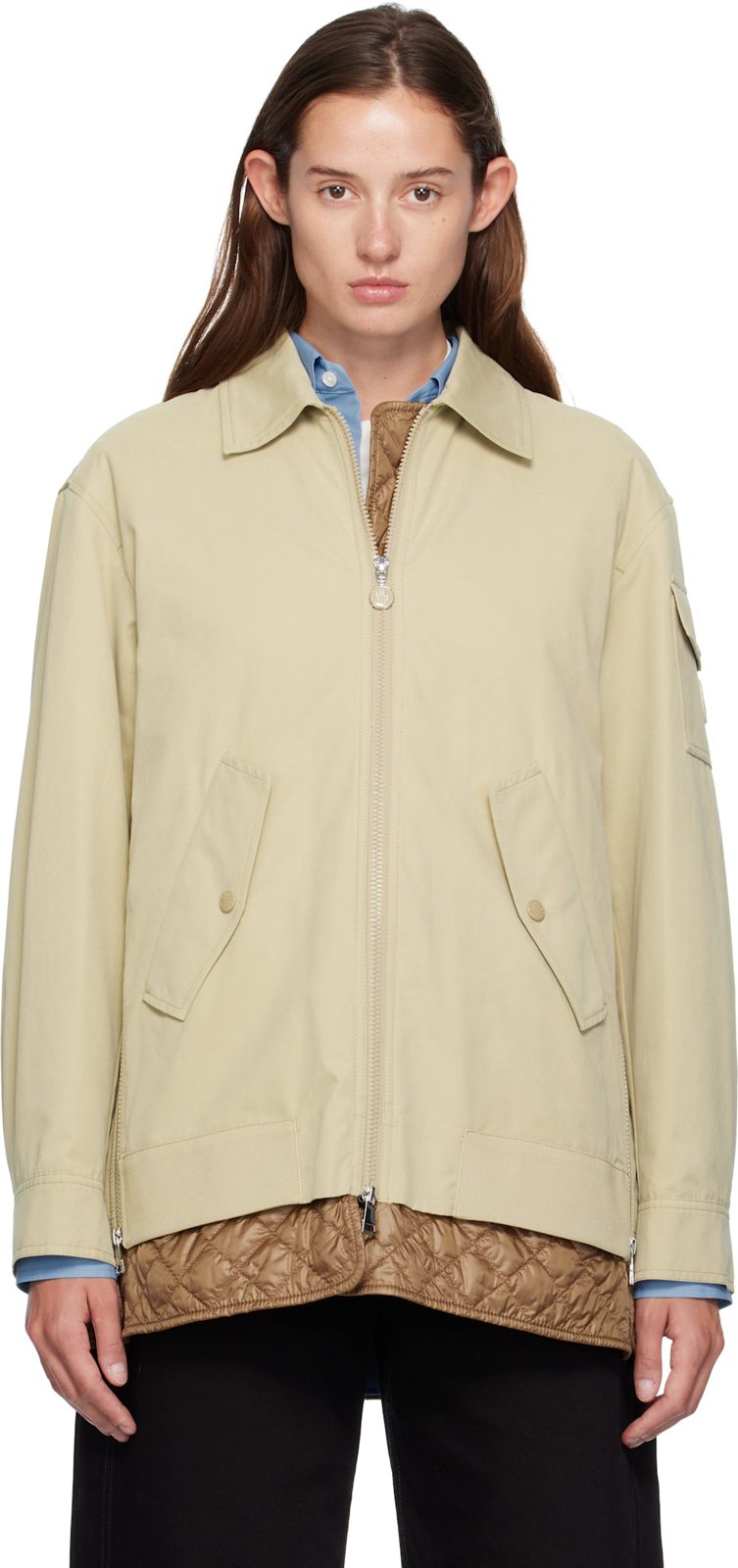 Khaki Felci Jacket 252111F063013