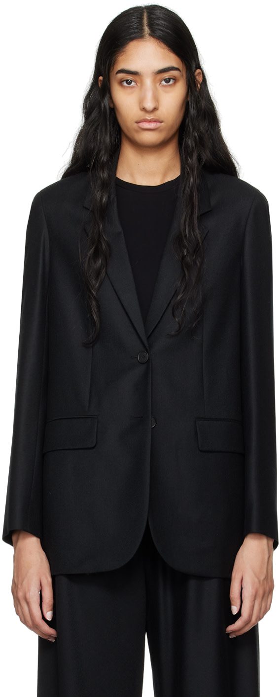 The Row Black Dustina Blazer 242359F057002