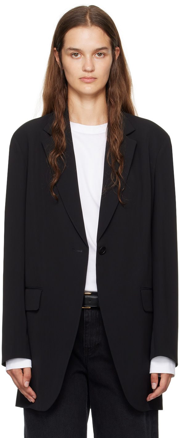 The Row Black Obine Blazer 242359F057003